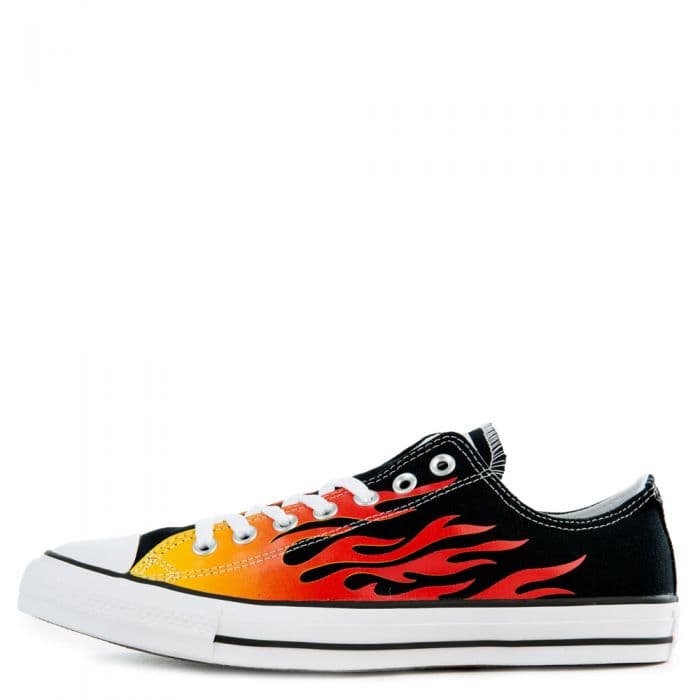 Men's Converse Chuck Taylor All Star Archive Print - Black and Yellow