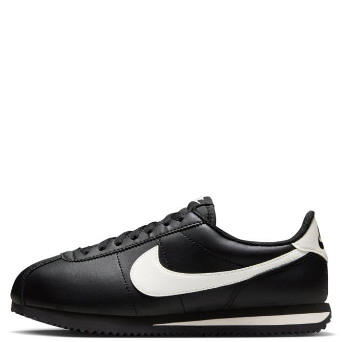 Women's Nike Cortez Leather - Black and White