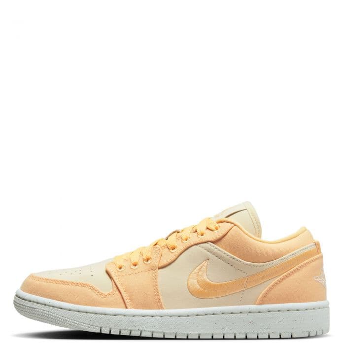 Men's Jordan 1 Low SE - Orange and White