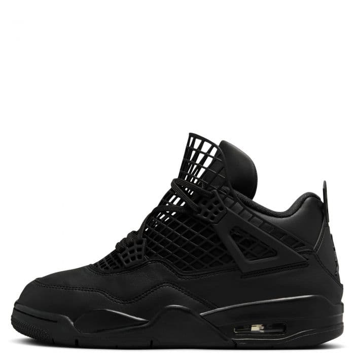 Women's Jordan 4 Net - Black and Yellow