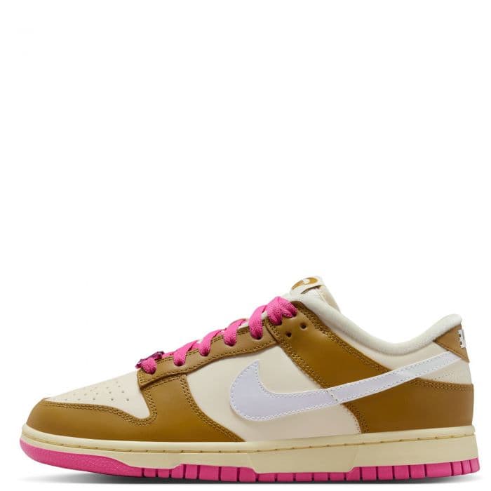 Women's Nike Dunk Low SE - Brown and White