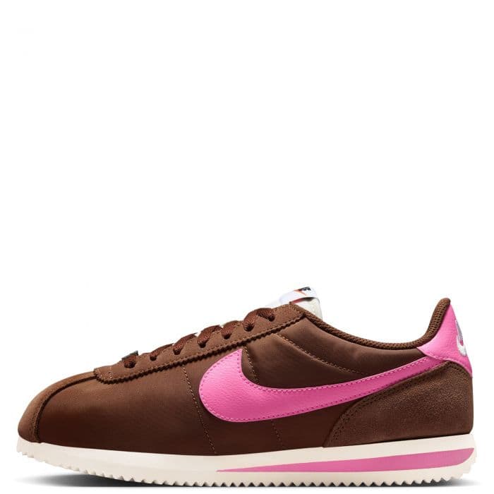 Women's Nike Cortez Textile - Brown and Pink