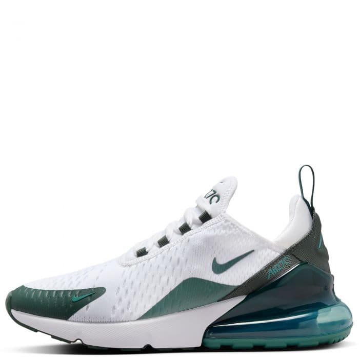 Women's Nike Air Max 270 - White and Green