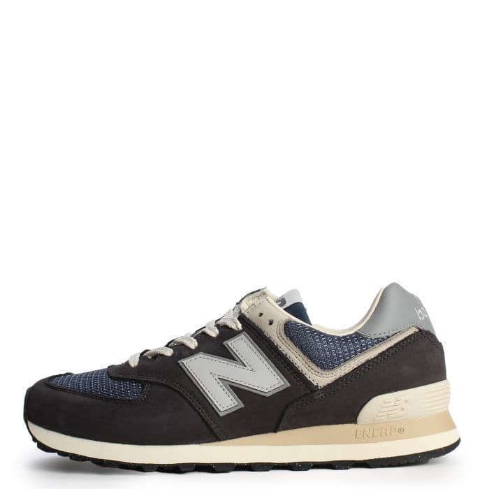 Men's New Balance 574 - Black and Blue