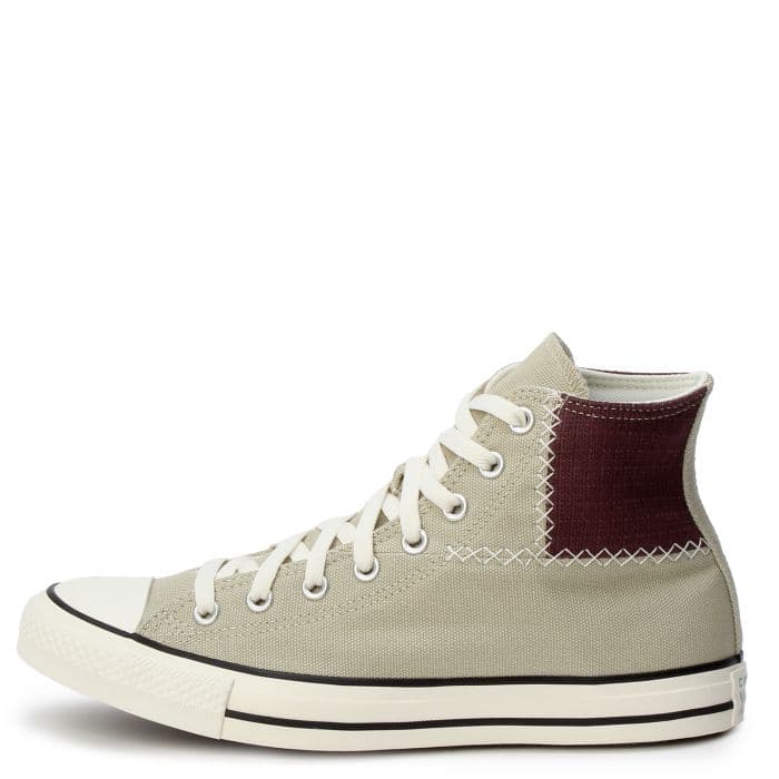 Men's Converse Chuck Taylor All Star Patchwork - Grey and Red