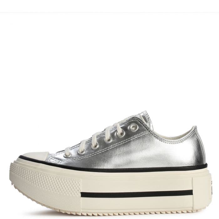 Women's Converse All Star Lift Double Stack Platform - Grey and White