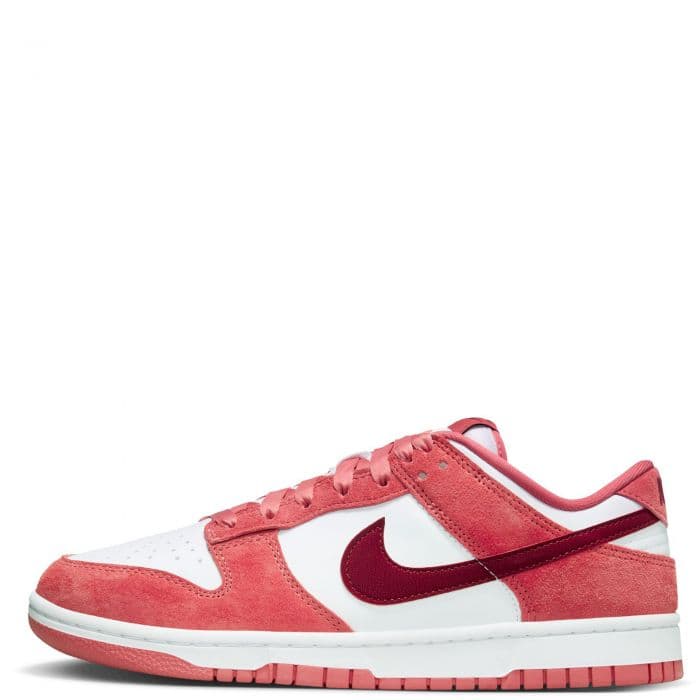 Women's Nike Dunk Low - Pink and White
