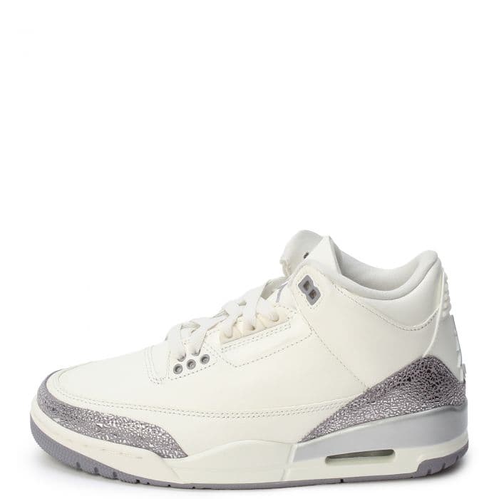 Women's Jordan 3 Retro - White and Grey