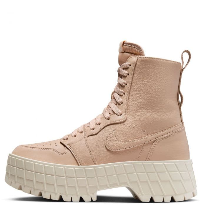 Women's Jordan 1 Brooklyn - Pink and White