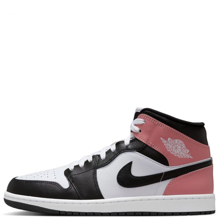 Men's Jordan Retro 1 Mid - Black and White