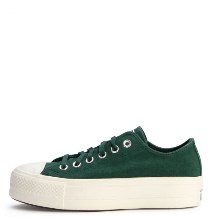 Women's Converse Chuck Taylor All Star Lift - Green and White