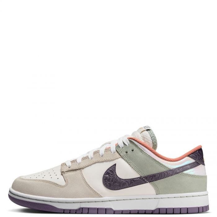 Men's Nike Dunk Low Retro SE - Grey and White
