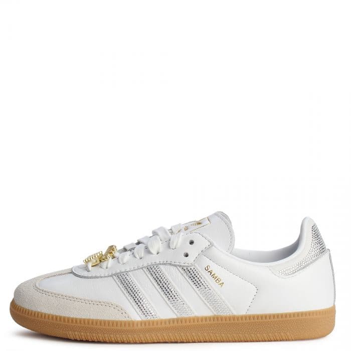 Women's Adidas Samba OG - White and Brown