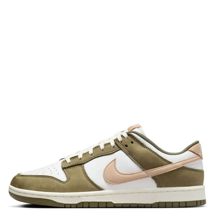 Men's Nike Dunk Low Retro Premium - Green and White