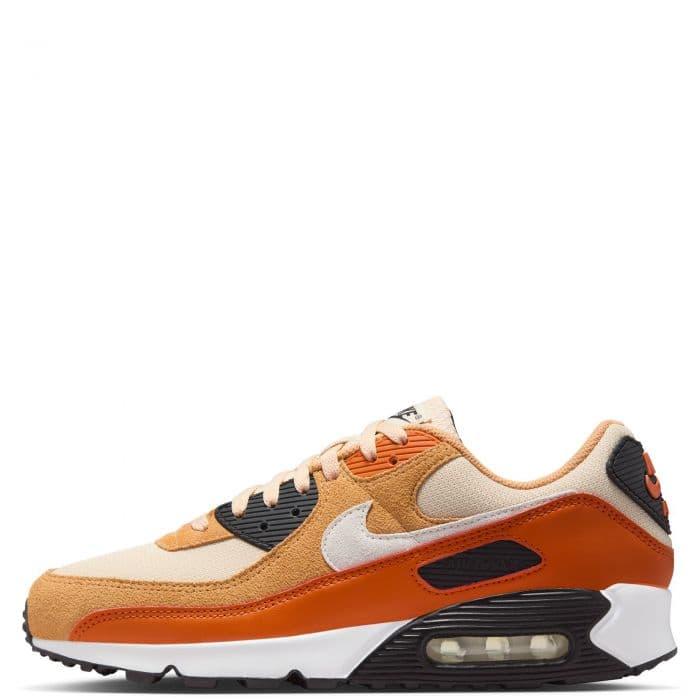Men's Nike Air Max 90 - Orange and Black