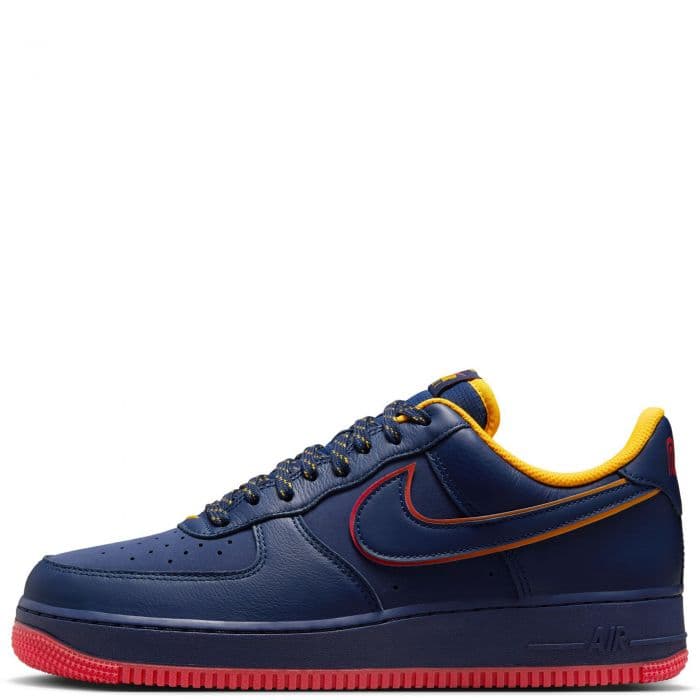 Men's Nike Air Force 1 '07 LV8 - Blue and Orange