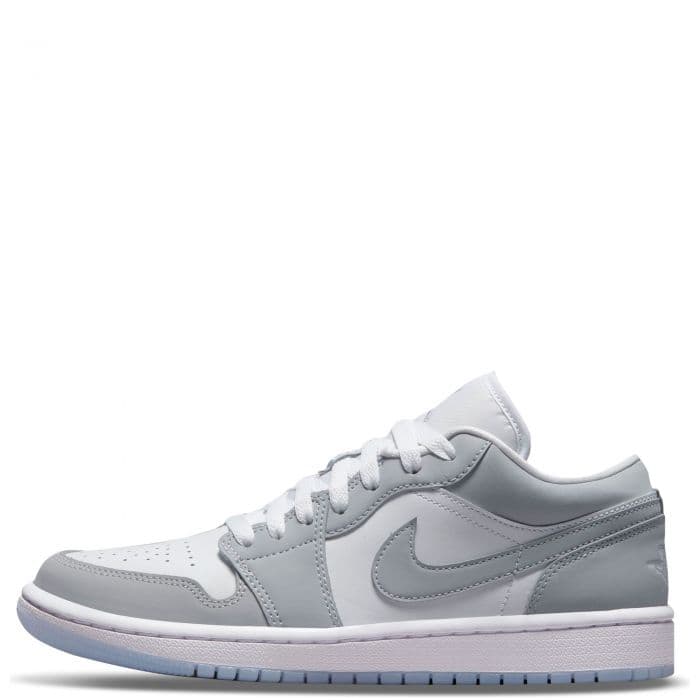 Women's Jordan 1 Low - Grey and White