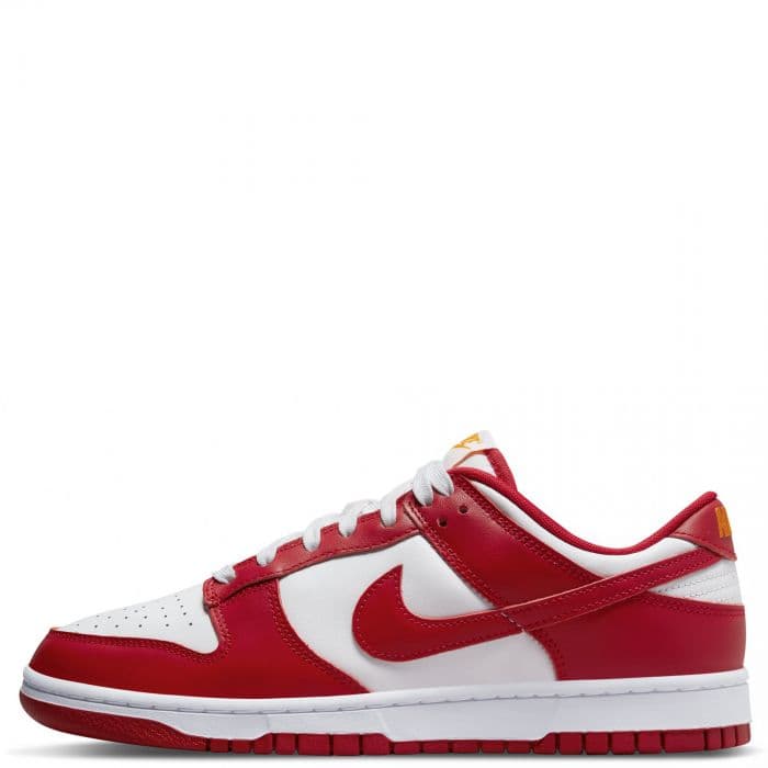 Men's Nike Dunk Low Retro - Red and White