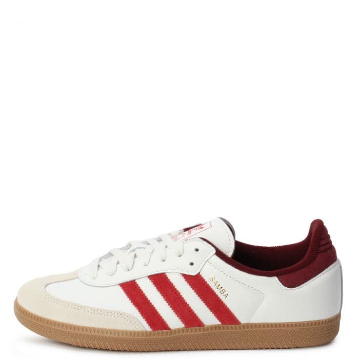 Men's Adidas Samba OG - White and Red