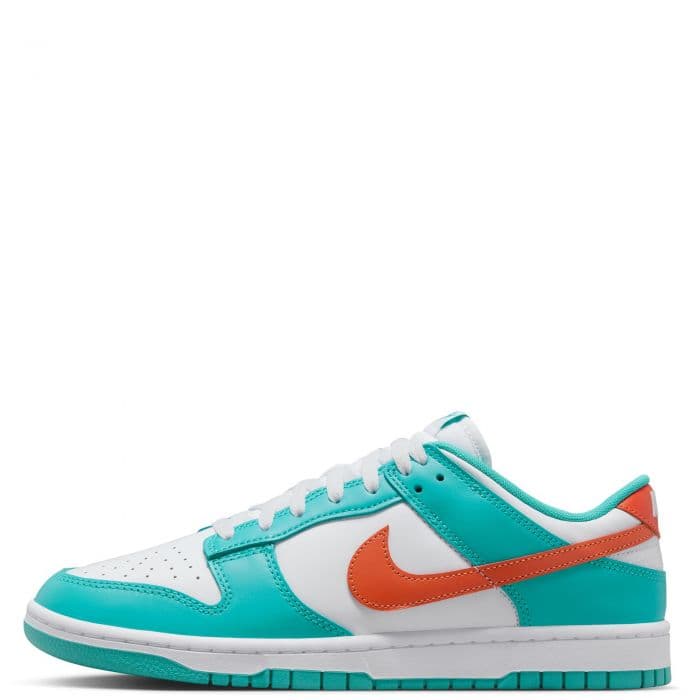 Men's Nike Dunk Low - Green and White