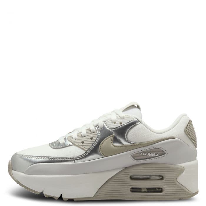 Women's Nike Air Max 90 LV8 - White and Grey