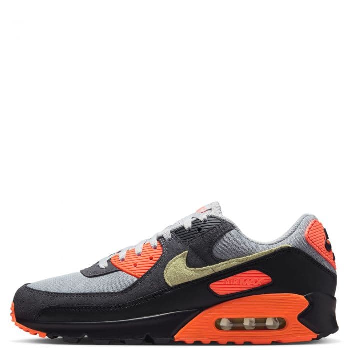 Men's Nike Air Max 90 - Black and Grey