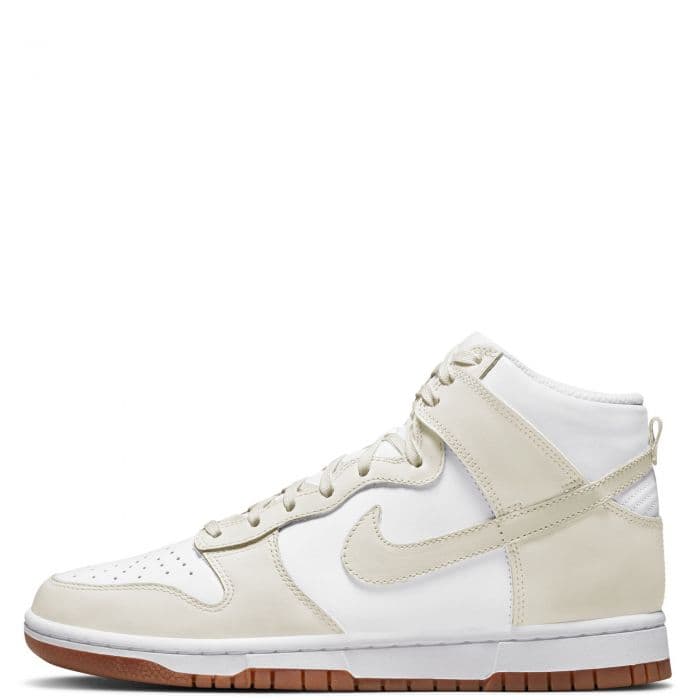 Women's Nike Dunk High - White and Brown