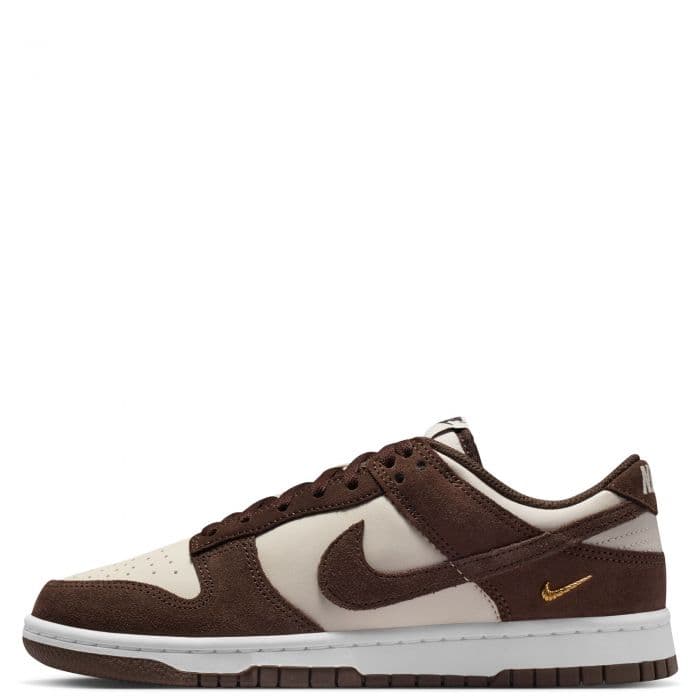 Women's Nike Dunk Low - Brown and White