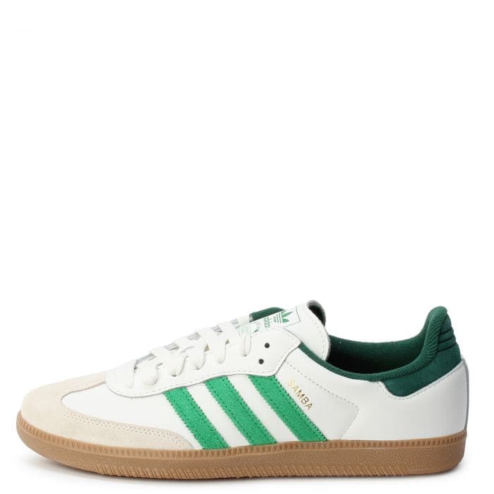 Men's Adidas Samba OG - White and Green