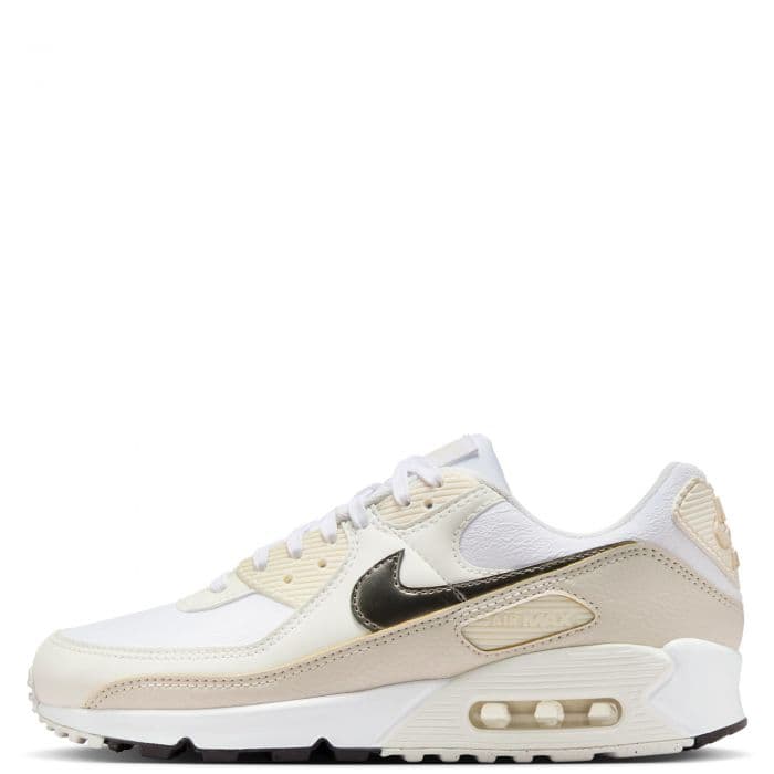 Women's Nike Air Max 90 - White and Black