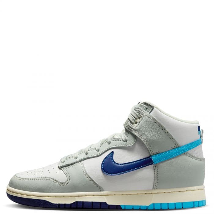 Men's Nike Dunk High Retro SE - Grey and Blue
