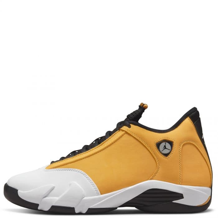 Men's Jordan 14 Retro - Yellow and White