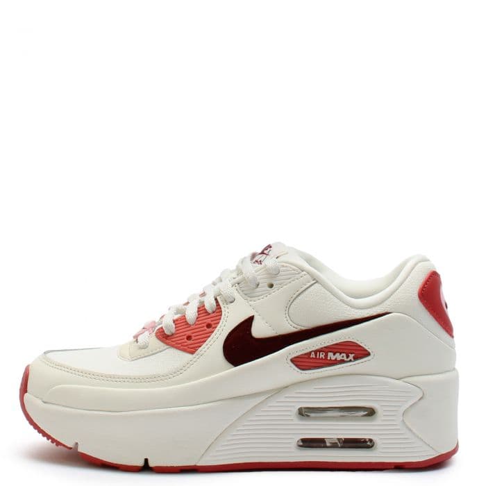 Women's Nike Air Max 90 LV8 SE - White and Red