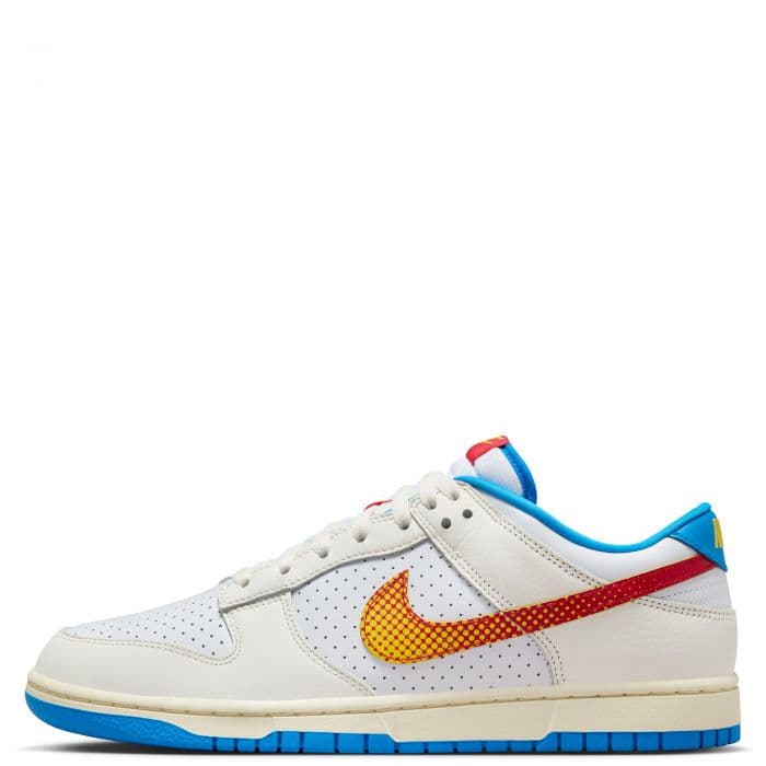 Men's Nike Dunk Low Retro SE - White and Blue