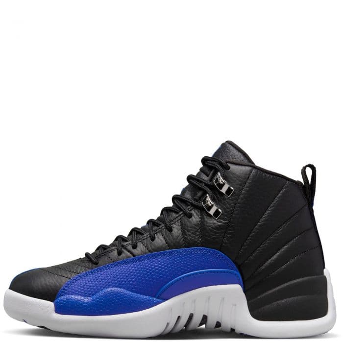 Women's Jordan 12 Retro - Black and Blue