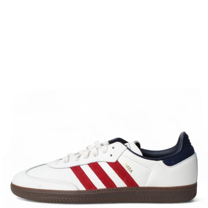 Men's Adidas Samba OG - White and Red