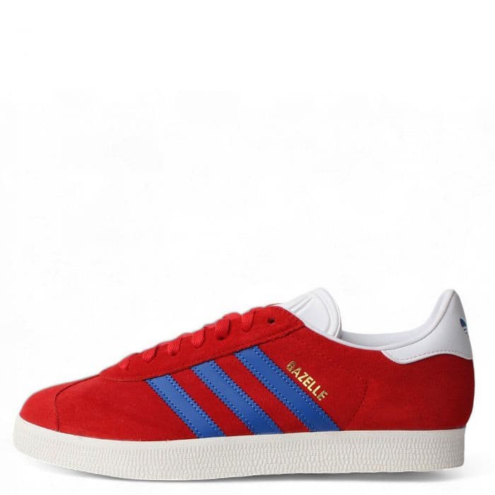 Men's Adidas Gazelle - Red and Blue